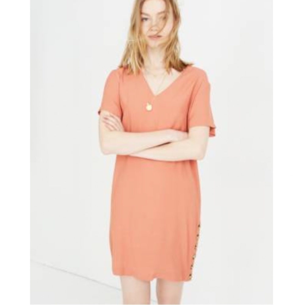 Madewell Side-Button Easy Dress size 3X // 2016